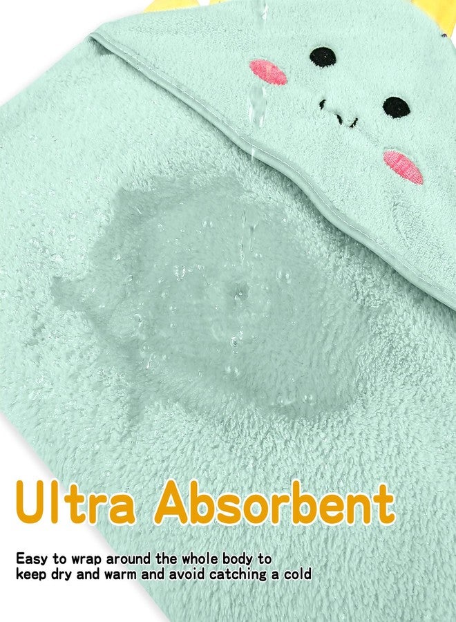 VZZNN 6 Pack Baby Hooded Bath Towels, Premium Ultra Soft Absorbent Coral Fleece Bath Towel Set for Newborns, Infants, Toddlers, and Kids, 31.5 X 31.5 Inch Hooded Towel for Boys and Girls - Image 4